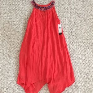 💥NWT💥 A.Byer Coral Beaded Dress, size small